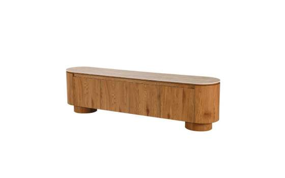 Mueble TV 4 Puertas Roble Actual - Serie Abial