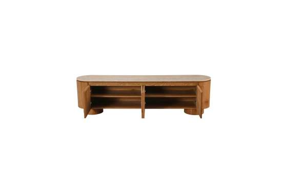 Mueble TV 4 Puertas Roble Actual - Serie Abial