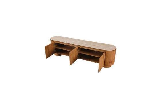 Mueble TV 4 Puertas Roble Actual - Serie Abial