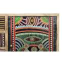 Mueble TV 5 Cajones 1 Puerta Diseño Colores Indio Americano Boho