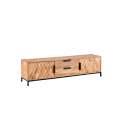 Mueble TV Acacia Natural 2 Puertas 2 Cajones Barons