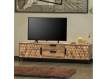 Mueble TV Acacia Natural 2 Puertas 2 Cajones Barons