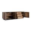 Mueble TV Actual 3 Puertas 3 Cajones en Mango Serie Aoiz
