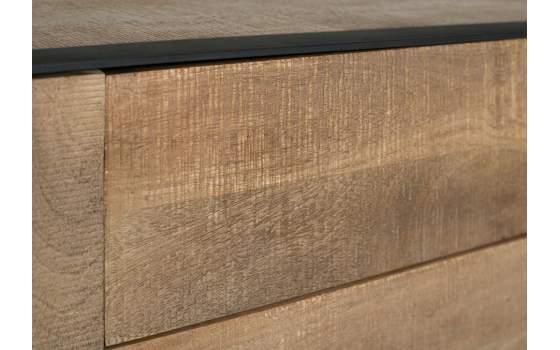 Mueble TV Actual 3 Puertas 3 Cajones en Mango Serie Aoiz