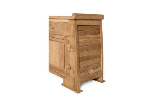 Mueble TV Actual 3 Puertas 3 Cajones Madera Teca Serie Aness