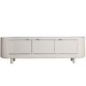 Mueble TV Actual 3 Puertas Blanco Crema Serie Halsua