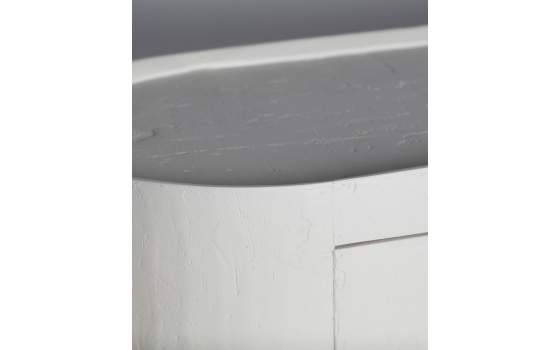 Mueble TV Actual 3 Puertas Blanco Crema Serie Halsua