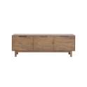 Mueble TV Actual 3 Puertas Color Nogal - Serie Alort