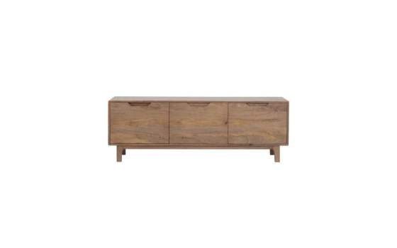 Mueble TV Actual 3 Puertas Color Nogal - Serie Alort