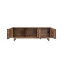 Mueble TV Actual 3 Puertas Color Nogal - Serie Alort
