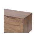Mueble TV Actual 3 Puertas Color Nogal - Serie Alort