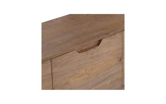 Mueble TV Actual 3 Puertas Color Nogal - Serie Alort