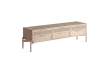 Mueble TV Actual 4 Cajones Madera Rattan - Serie Weurtz