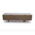Mueble TV Actual 4 Puertas Color Nogal - Serie Esenzia