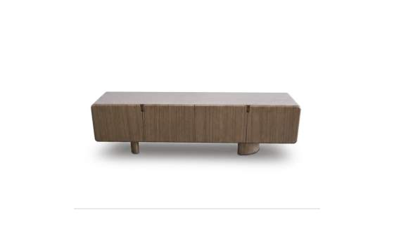 Mueble TV Actual 4 Puertas Color Nogal - Serie Esenzia