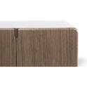 Mueble TV Actual 4 Puertas Color Nogal - Serie Esenzia