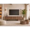 Mueble TV Actual 4 Puertas Color Nogal - Serie Esenzia