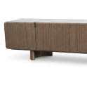 Mueble TV Actual 4 Puertas Color Nogal - Serie Esenzia