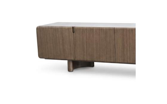 Mueble TV Actual 4 Puertas Color Nogal - Serie Esenzia