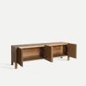 Mueble TV Actual 4 Puertas Madera Estriada Copenhague