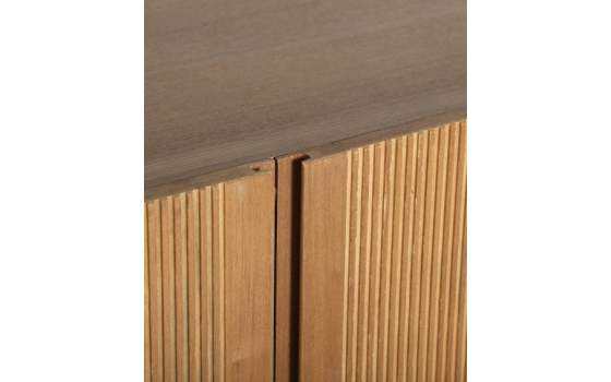 Mueble TV Actual 4 Puertas Madera Estriada Copenhague