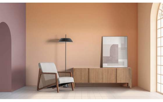 Mueble TV Actual 4 Puertas Madera Estriada Copenhague