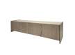 Mueble TV Actual Fresno y Tapa Porcelanica 4 Puertas Doyle