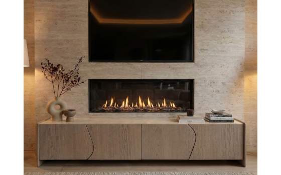 Mueble TV Actual Fresno y Tapa Porcelanica 4 Puertas Doyle