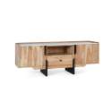 Mueble TV Actual Madera Marmol Metal - Serie Alisalt