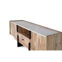 Mueble TV Actual Madera Marmol Metal - Serie Alisalt