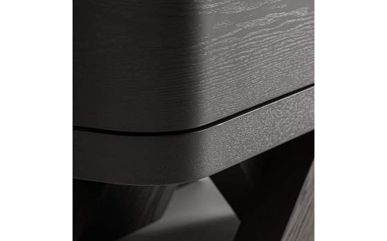 Mueble TV Actual Roble Negro 2 Puertas 1 Cajon Serie Rize