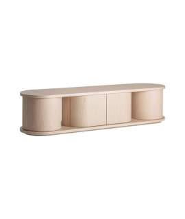 Mueble TV Art Deco Redondeado 4 Puertas – Serie Kharj