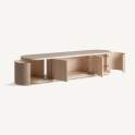 Mueble TV Art Deco Redondeado 4 Puertas – Serie Kharj