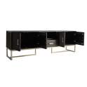 Mueble TV Bajo 2 Puertas 1 Cajon Madera Metal Serie Kraj