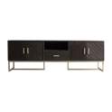 Mueble TV Bajo 2 Puertas 1 Cajon Madera Metal Serie Kraj