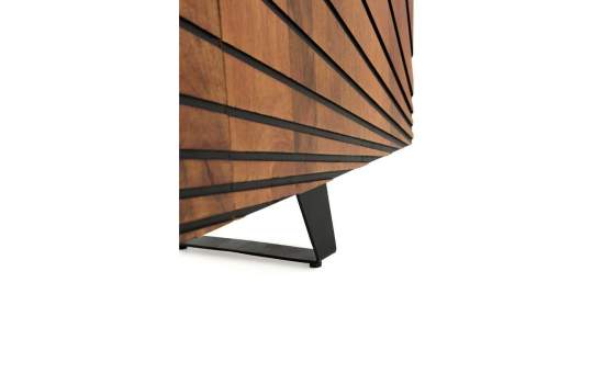 Mueble TV bajo 2 Puertas 2 Cajones Decorados Aguirrea