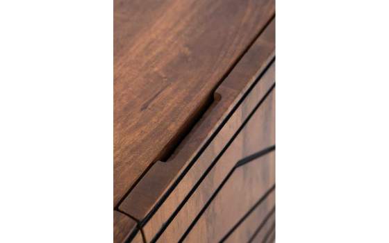 Mueble TV bajo 2 Puertas 2 Cajones Decorados Aguirrea