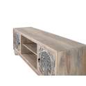 Mueble TV Bajo Diseño Oriental Tallado a Mano Serie Allapli