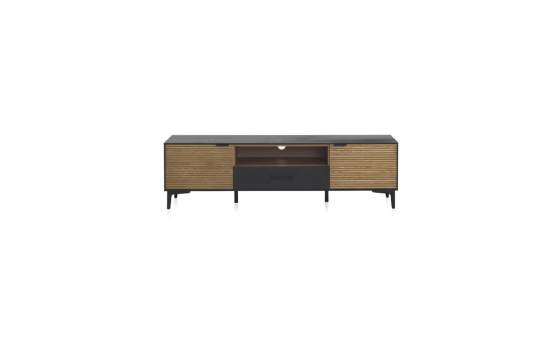 Mueble TV Bajo Modernista 2 Puertas Bicolor Serie Antibre Mueble TV Bajo Modernista 2 Puertas Bicolor Serie Antibre