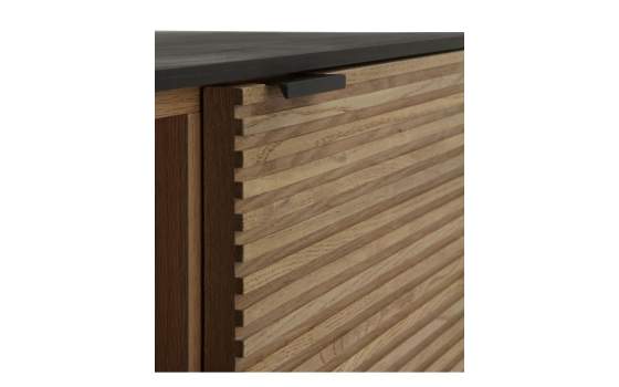 Mueble TV Bajo Modernista 2 Puertas Bicolor Serie Antibre Mueble TV Bajo Modernista 2 Puertas Bicolor Serie Antibre
