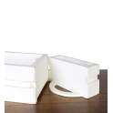 Mueble TV Bicolor Blanco Nogal Estilo Colonial Serie Artict