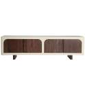 Mueble TV Bicolor Moderno 4 Puertas Serie Glaris