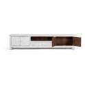 Mueble TV Blanco Rustico 4 Puertas 1 Cajon - Serie Adriost