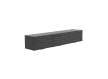 Mueble TV Colgante Negro 3 Puertas Decoradas  Serie Anbly