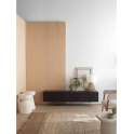 Mueble TV Colgante Negro 3 Puertas Decoradas  Serie Anbly Mueble TV Colgante Negro 3 Puertas Decoradas  Serie Anbly
