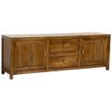 Mueble TV Colonial 2 Puertas 2 Cajones Madera Maciza Albre