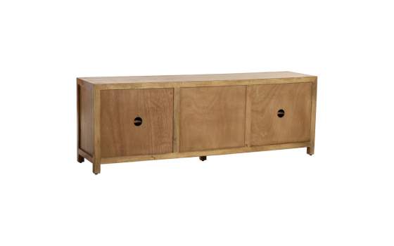 Mueble TV Colonial 2 Puertas 2 Cajones Madera Maciza Albre