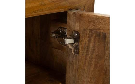 Mueble TV Colonial 2 Puertas 2 Cajones Madera Maciza Albre