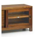 Mueble TV Colonial Flamingo 3 Cajones 1 Puerta Corredera