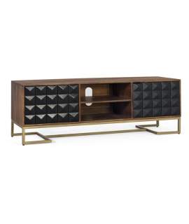 Mueble TV Contemporaneo 2 Puertas 2 Estantes Angiot